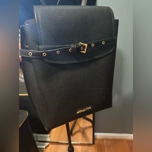Black Michael Kors backpack